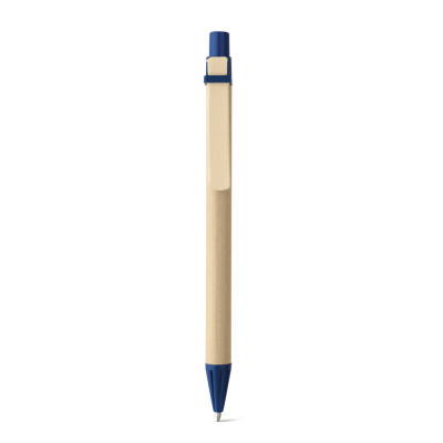 NAIROBI. Kraft paper ball pen with wooden clip